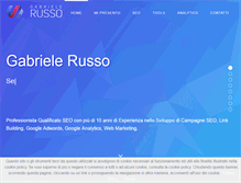 Tablet Screenshot of gabrielerusso.it